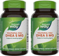 Nature's Way Youthful You DHEA 5 mg, 60 Cápsulas Veganas (Pack de 2)