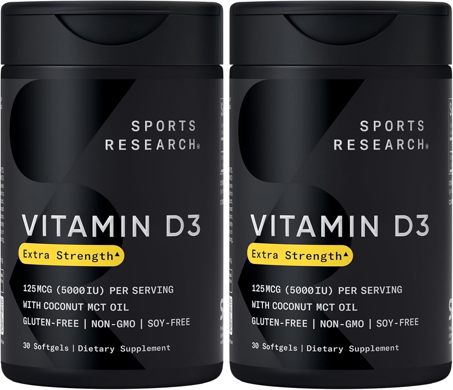 Vitamin D3 2000 IU with MCT Coconut Oil - Sports Research