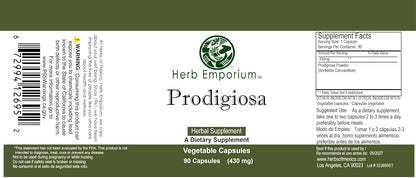 Herb Emporium Prodigiosa, Cápsulas Vegetales Orgánicas, 90 unidades, 430mg – Image 3