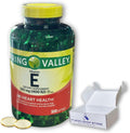 Vitamina E 400 UI (180 mg) Cápsulas Blandas, 500 Unidades