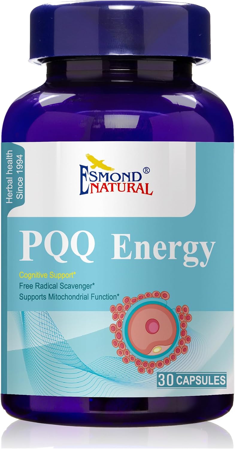 PQQ Energy Complejo Mitocondrial con Coenzima Q10 y Vitamina B12