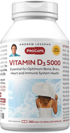 ANDREW LESSMAN Vitamina D3 10.000 IU 180 Cápsulas