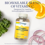 SOLARAY Vitamin C 500mg with Citrus Bioflavonoids - 250 Vegan Capsules
