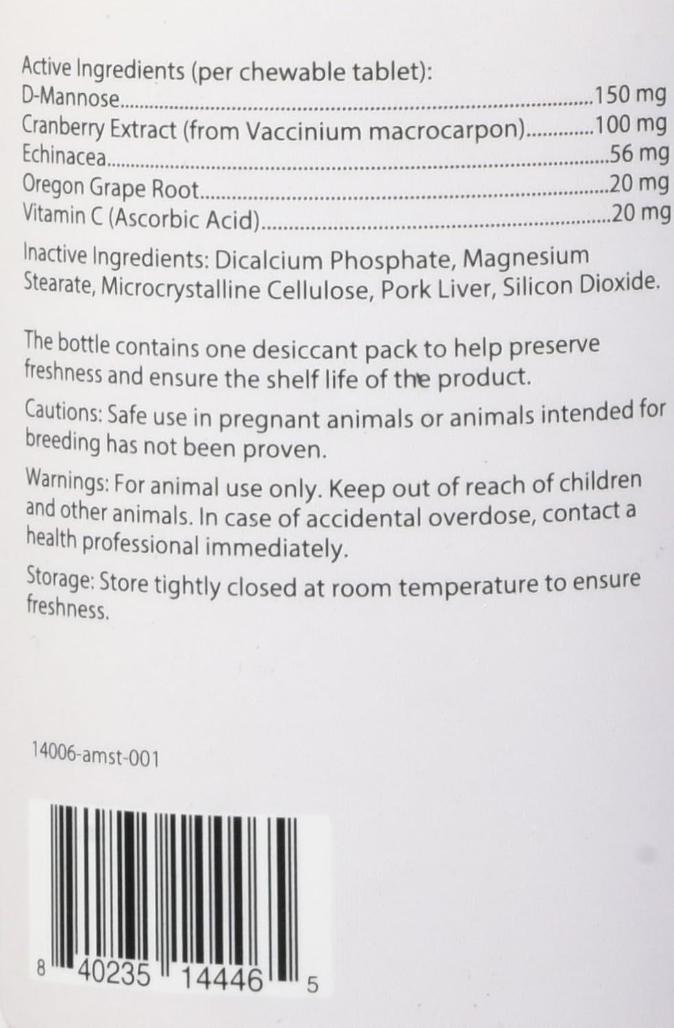 Healthy Breeds Cranberry Chewable Tablets for Dogs - Urinary Support, 75 Tablets