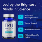 TRU NIAGEN Suplemento de NAD+ Patentado | Nicotinamida Ribósido (NR) | 30 dosis de 1000 mg (2x500 mg)