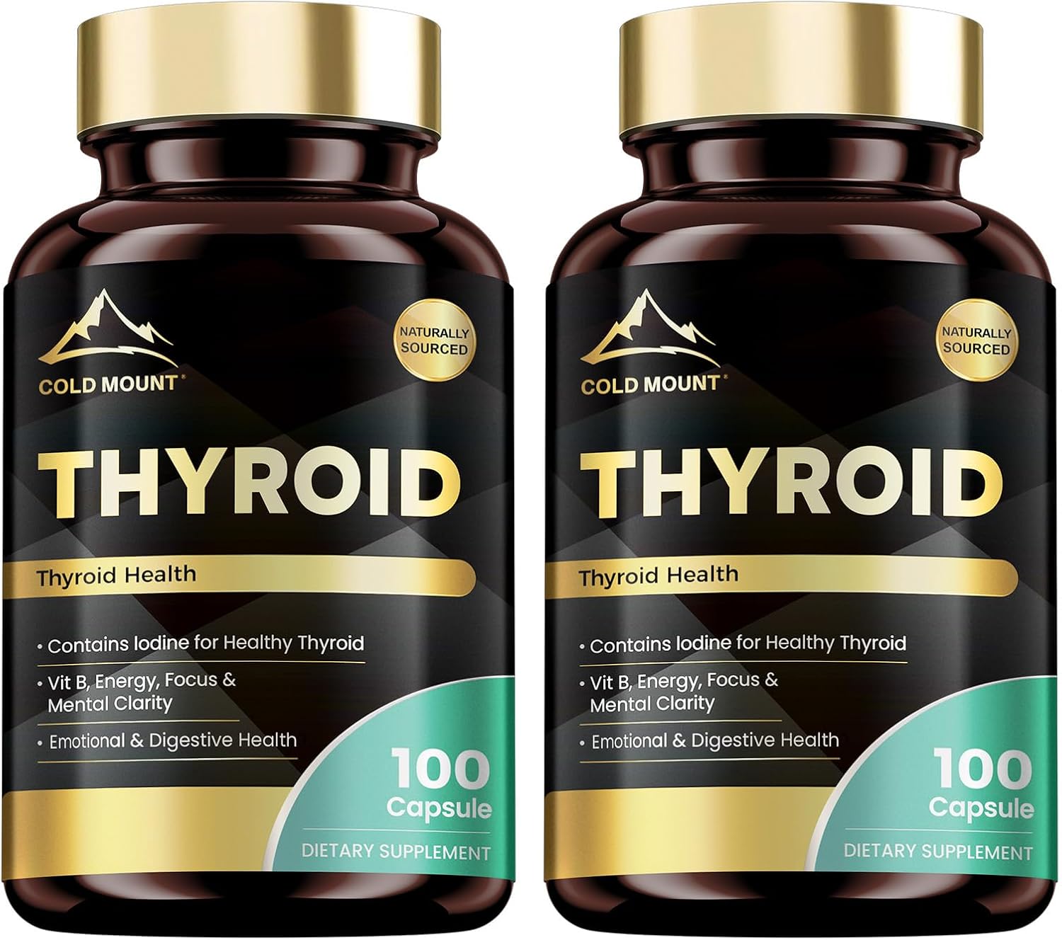Suplemento para la Salud Tiroidea con Ashwagandha 200 Cápsulas