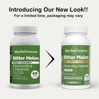 HerbsForever Melón Amargo Concentrado de Alta Potencia (10:1) - 60 Cápsulas Vegetales, 880mg