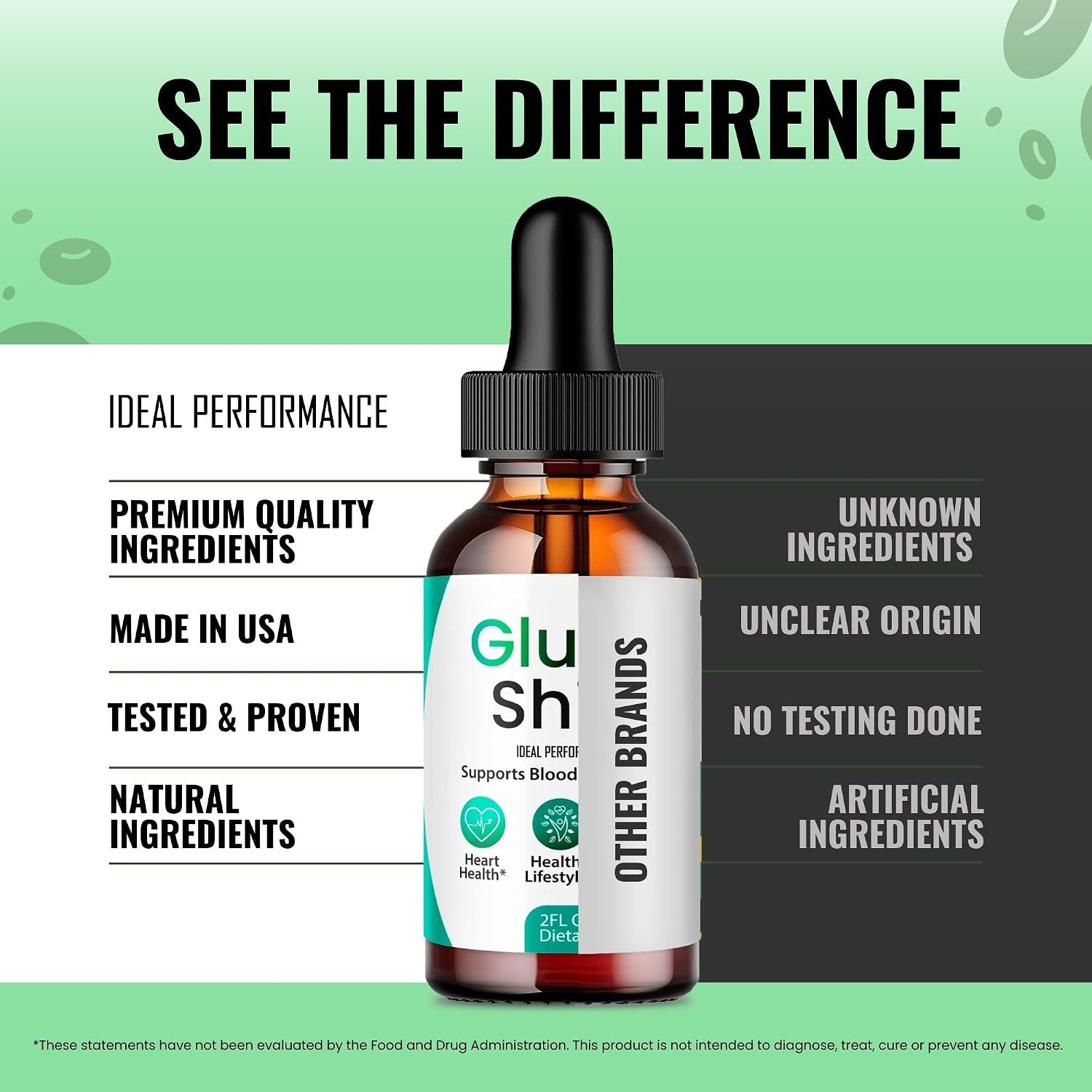 Gluco Shift Drops – Complemento Líquido de Bienestar, Fórmula Natural, Pack de 3