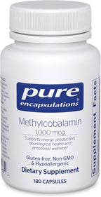 Pure Encapsulations Methylcobalamin 1,000 mcg - 60 Capsules - Vitamin B12 Supplement
