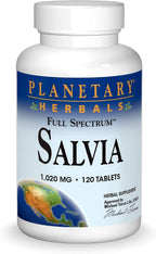 Salvia 1020 mg - 120 Comprimidos - Planetary Herbals