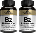 Vitamina B2 (Riboflavina) 50 mg – 200 Comprimidos (2 Envases de 100)
