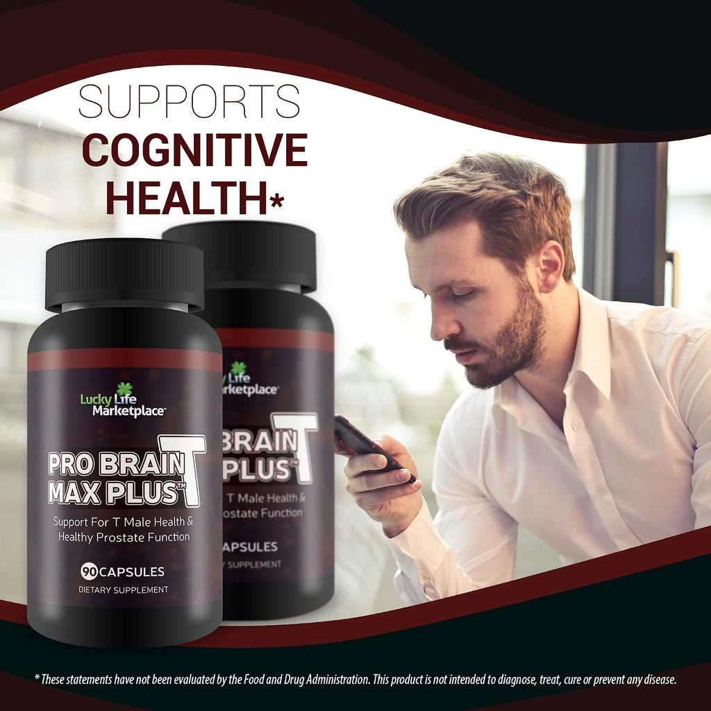 Pro Brain-T Max Plus - Suplemento para la Salud Masculina y la Próstata
