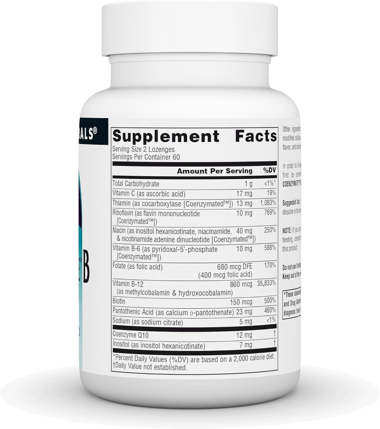 Source Naturals Coenzymate B Complex – Complejo B Coenzimado, 120 Comprimidos Sabor Naranja