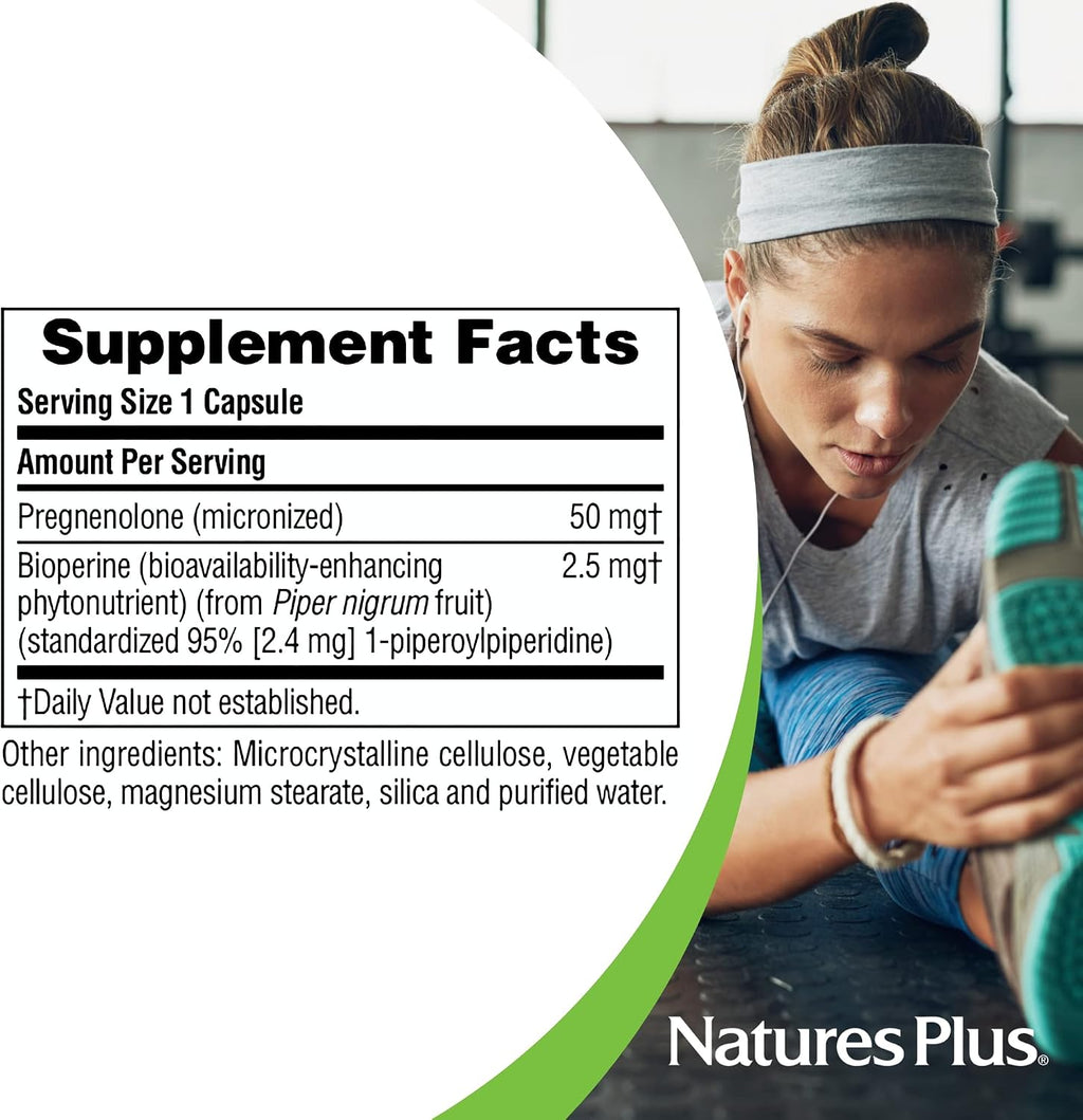 Nature's Plus Ultra Pregnenolona - 60 Cápsulas - Bienestar General y Apoyo Hormonal