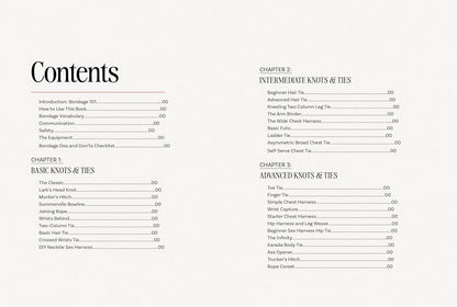 The Bondage Playbook: 31 nudos y ataduras imprescindibles para principiantes en bondage – Image 2