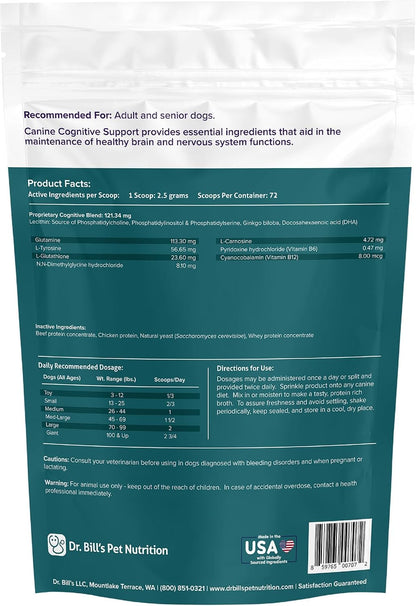 Dr. Bill's Suplemento de Apoyo Cognitivo – Perros pequeños (menos de 10 kg): 1 comprimido al día. – Image 9