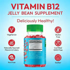 Human Beanz Vitamina B12 Metilada en Gominolas para Adultos, 120 Unidades
