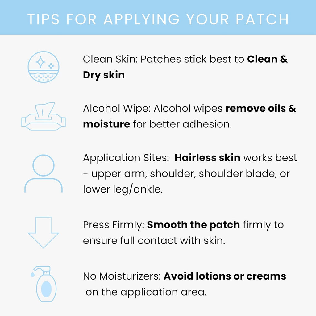 The Patch Remedy Sleep con Lavanda | Valeriana, Pasiflora, Lúpulo, Glicinato de Magnesio | 30 Parches