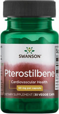 Swanson Pterostilbene 5 mg, 30 Cápsulas Veganas