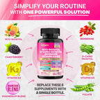 Zoyava Myo Inositol Complex – 750 mg Myo-Inositol con Berberina, D-Chiro Inositol, Ashwagandha y más – 180 Cápsulas Veganas