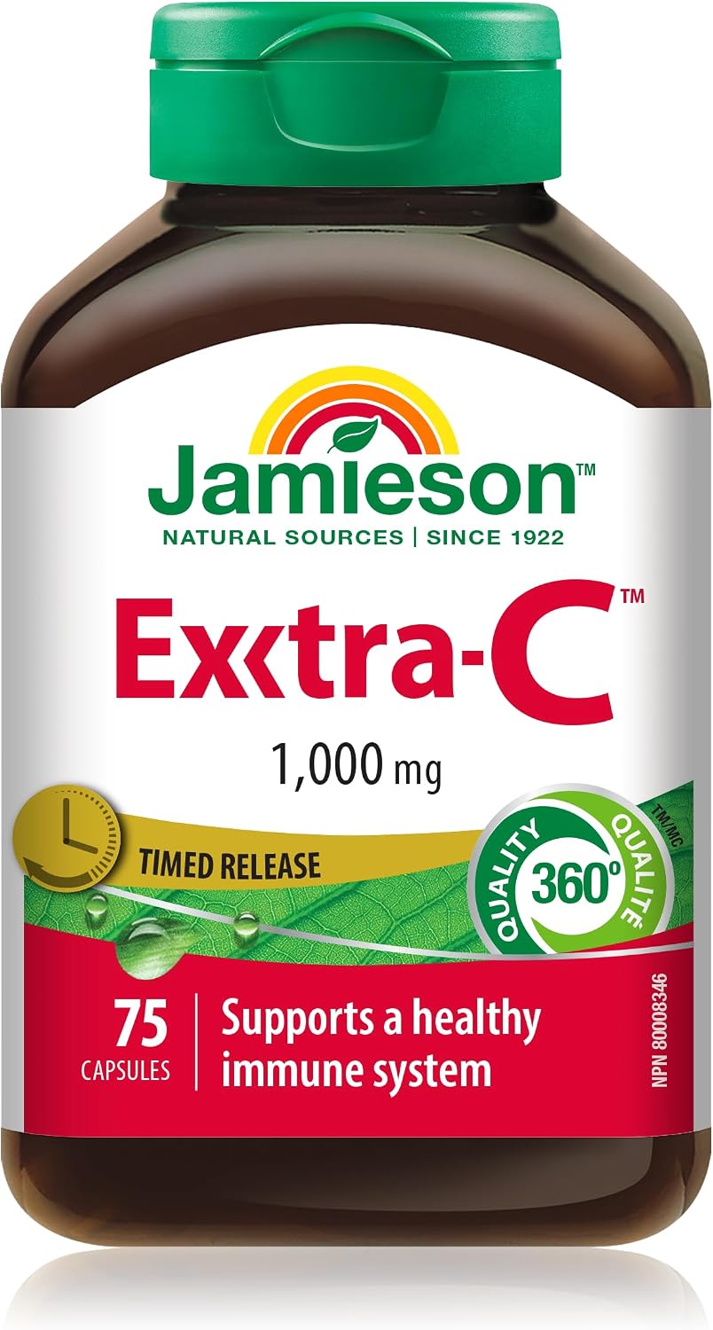 Jamieson Extra-C 1000 mg 75 Cápsulas de Vitamina C