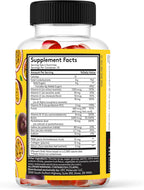 70 Gominolas de Biotina 6000mcg, Colágeno, Silicona, PABA y Multivitaminas para Cabello, Piel y Uñas - Youth & Tonic