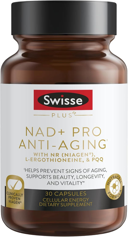Swisse Plus NAD+ Beauty Restore - 30 Cápsulas – Aumentar sus niveles de energía celular. – Image 9