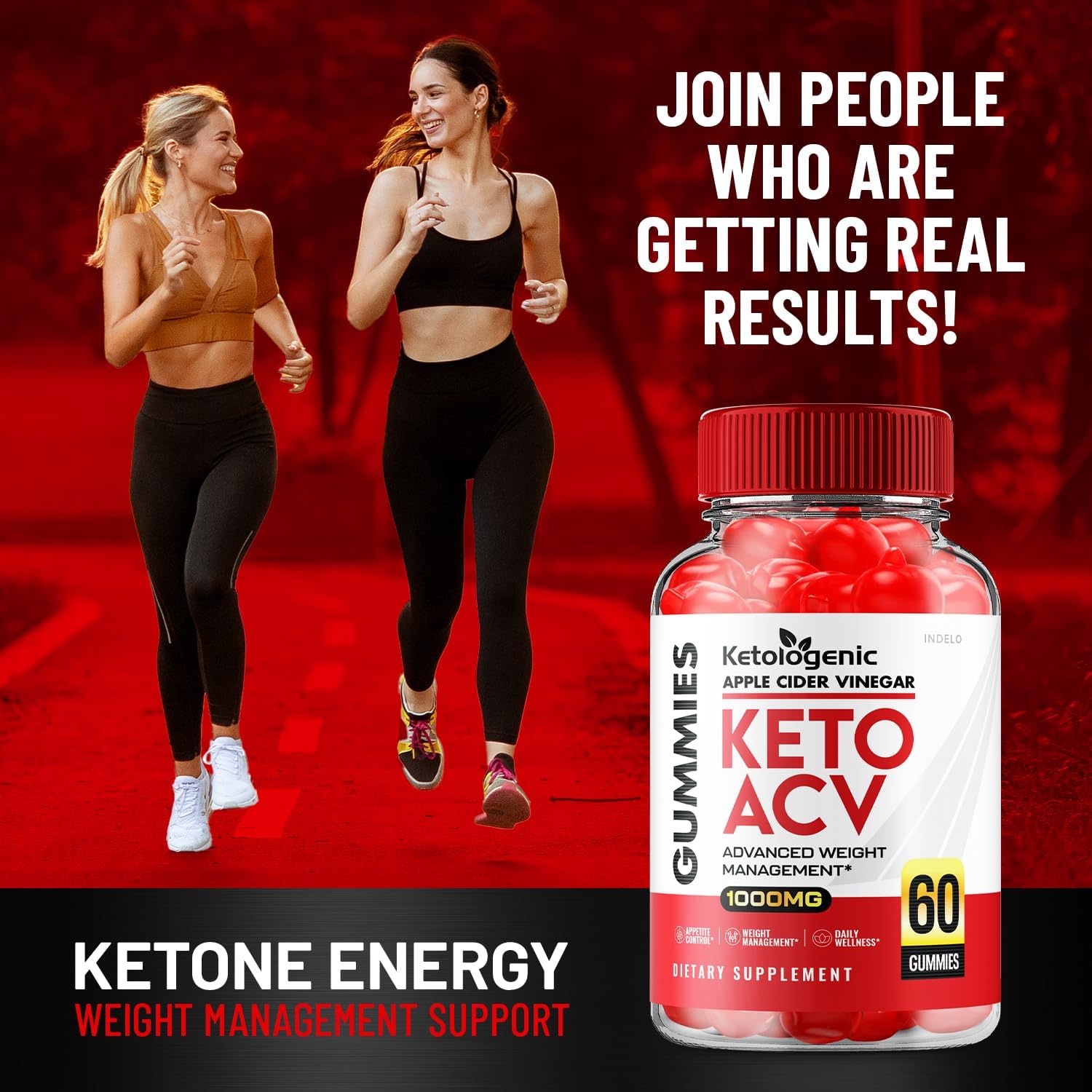 Ketologenic Keto ACV Gummies Avanzadas - Pack de 3 (180 Gominolas)