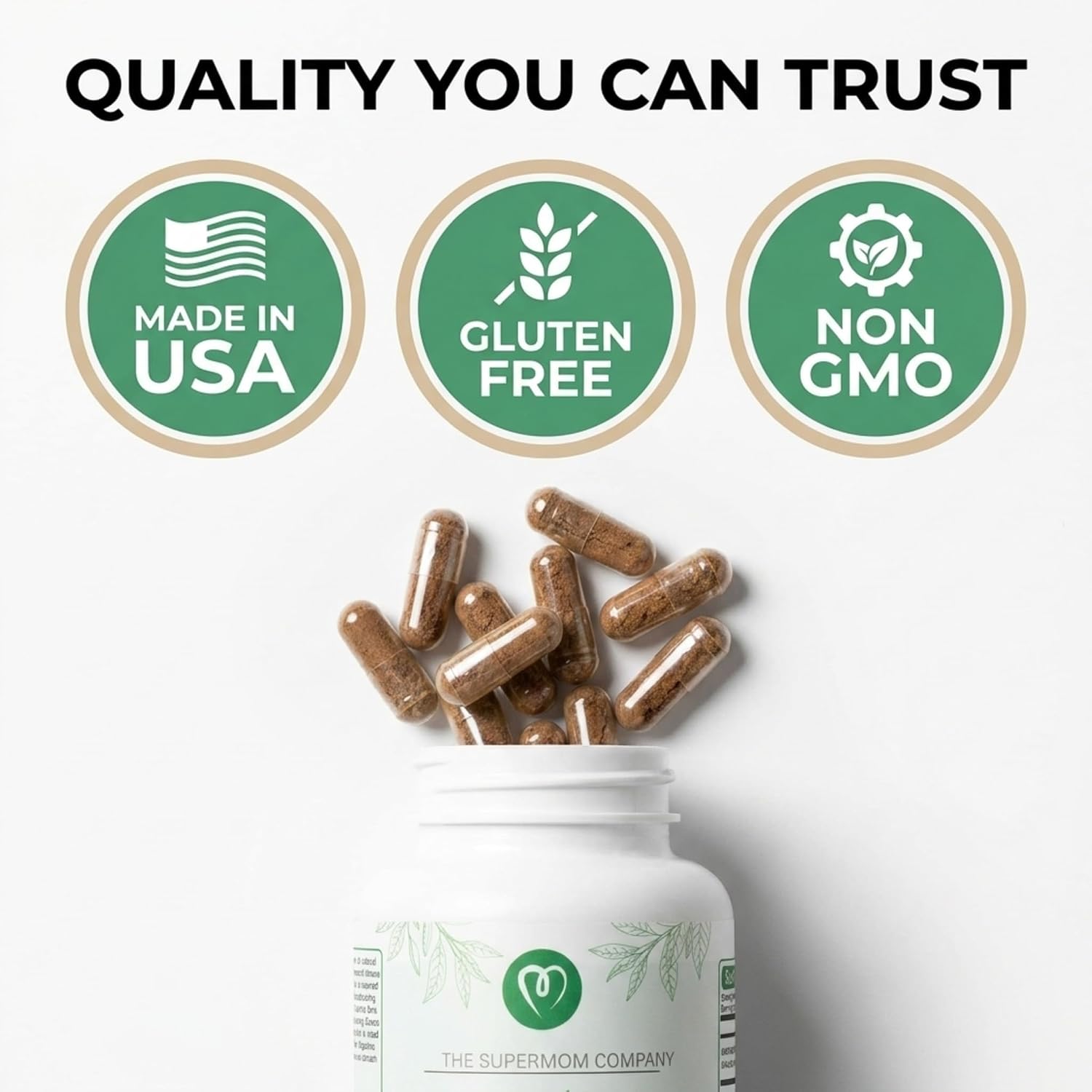 Quinine Cinchona Bark Extract 1000 mg – Suplemento Herbal para Calambres Musculares, Digestión y Sistema Inmunitario – 120 Cápsulas, No GMO