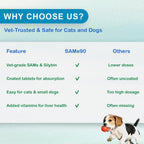 Same 90 para Perros y Gatos – Suplemento Hepático con SAMe y Cardo Mariano