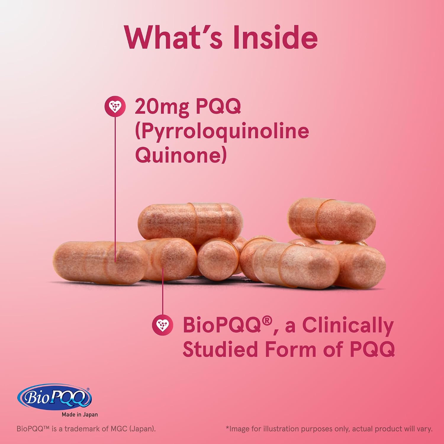 Jarrow Formulas® PQQ 20 mg, Suplemento para la Salud Mitocondrial, 60 Cápsulas Veganas