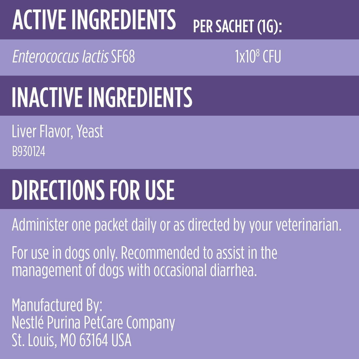 Purina Pro Plan FortiFlora Probiótico en Polvo para Perros