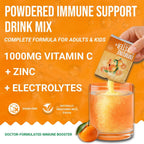 Dr. Price’s Vitamina C y Electrolitos en Polvo - Sabor Mandarina, 20 sobres