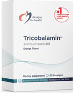 Designs for Health B12 Tricobalamin – 3000mcg Triple B12 Sublingual (60 Comprimidos)