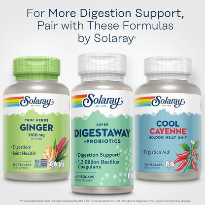 SOLARAY Super Digestaway Plus Probiotics – Enzimas Digestivas con Probióticos – Image 6