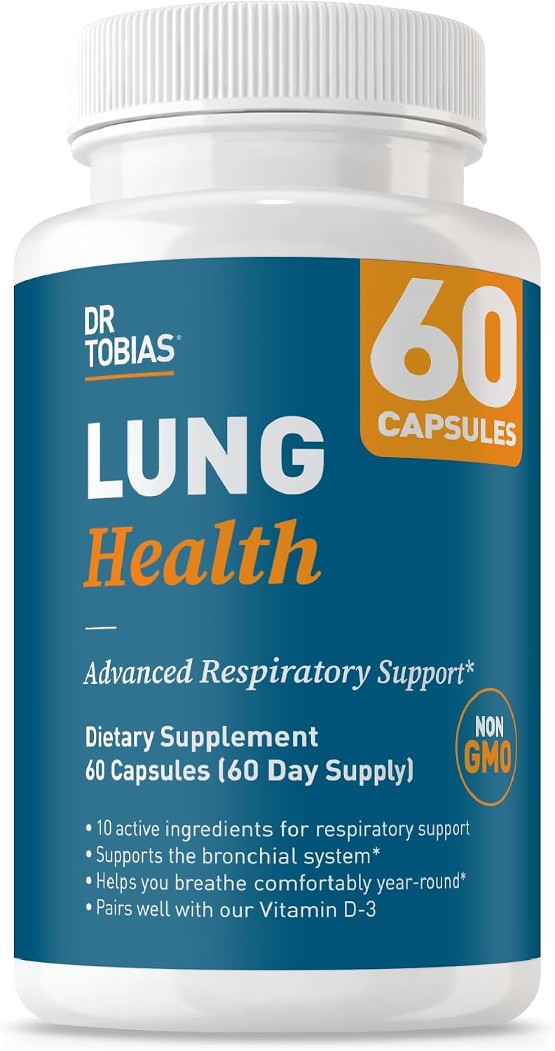 Dr. Tobias Lung Health - Suplemento para la salud pulmonar (60 cápsulas)