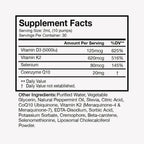 Terra Health Essentials Vitamina D3 + K2 Liposomal con CoQ10 y Selenio - 60 ml (2 oz), 30 días