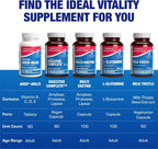 30-en-1 Multivitamínico para Adultos sin Hierro - Rico en Antioxidantes para Mayores de 50 Años - Hombres y Mujeres - 1 Mes de Suministro