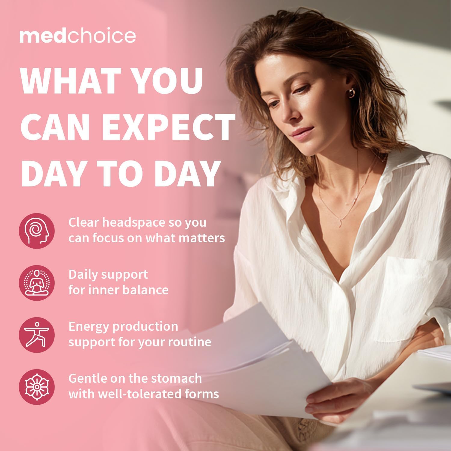 Complejo Inositol 14-en-1 Mujer – 40:1 Myo & D-Chiro con Folato, Vitamina D3, Zinc, Magnesio y Botánicos – 120 Cápsulas (Pack de 4)
