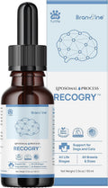 Recogry Líquido Apoyo Cognitivo para Perros y Gatos con Astaxantina, Fosfatidilserina, Alfa-GPC y DHA (90 ml)