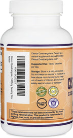 Double Wood Supplements Cissus Quadrangularis Super Extract, 150 Cápsulas (1000mg)