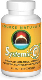 Source Naturals Systemic C 500 mg - 240 Cápsulas