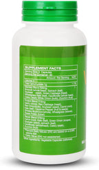Fruit and Veggies Supplement – 2 Frascos (180 Cápsulas Vegetarianas) – Mezcla de 16 Frutas y 18 Verduras con Vitaminas y Minerales