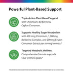 Rainbow Light Berberine Complex con Canela de Ceilán y Cromo - 60 Cápsulas Veganas