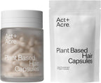 ACT+ ACRE Thick + Full Hair Capsules | Cápsulas para Cabello Más Grueso y Fuerte | Bambú, Cola de Caballo, Biotina, Vitamina C | Fortalece Raíces, Vegano, Sin Gluten, con Esencia de Menta | 60 Cápsulas