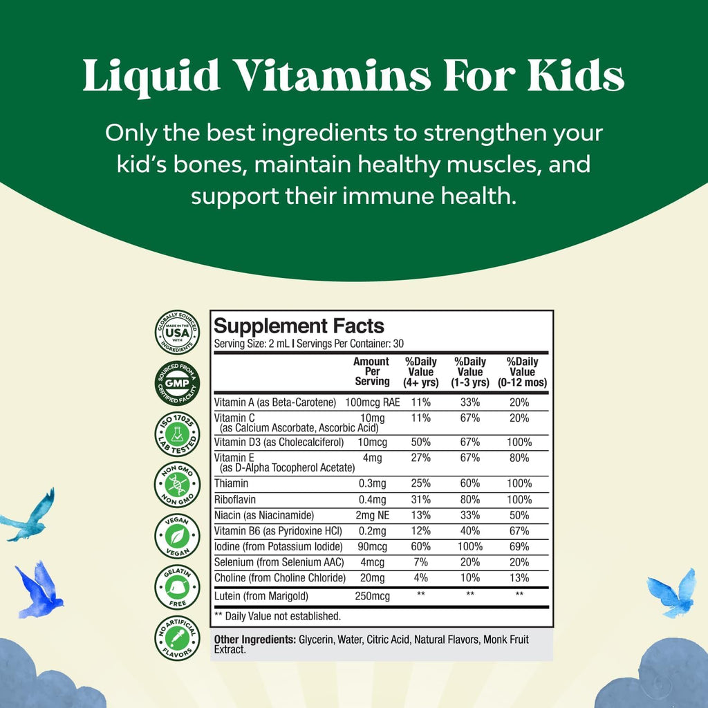 Natures Craft Multivitamínico Líquido para Niños - 59 ml