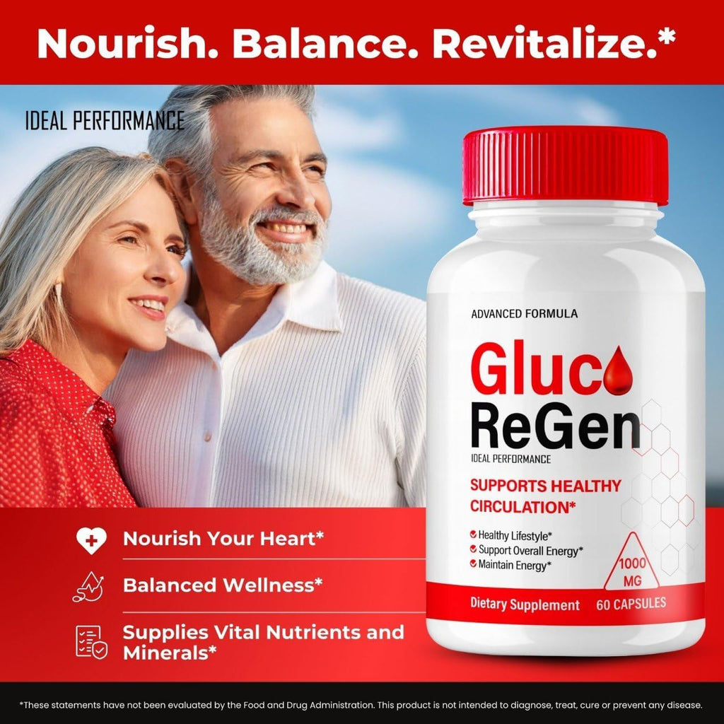 GlucoRegen Cápsulas – Fórmula Avanzada para el Bienestar General (2 Pack)