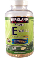Vitamina E 400 UI, 500 Perlas Blandas - Kirkland