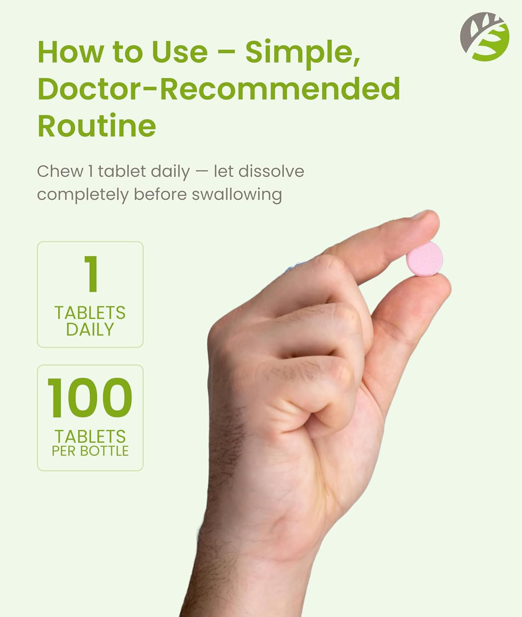 BariSlim Vitamina B12 Plus Comprimidos Masticables - Formulado para Cirugía Bariátrica