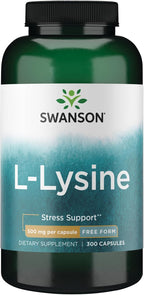 Swanson L-Lysine 500 mg - 100 Capsules